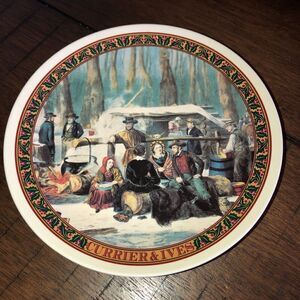 CURRIER &‎ IVES CHRISTMAS 1993 PLATE Museum Of New York